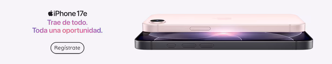 Promoción iPhone 17e con Telcel México